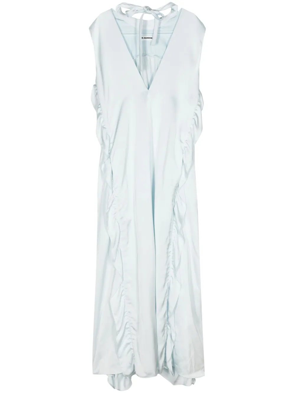 Атласное платье макси с оборками JIL SANDER, синий
Атласное платье макси с оборками JIL SANDER, синий