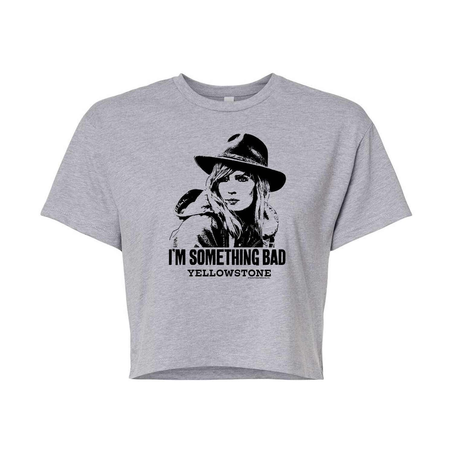 Укороченная футболка с рисунком Yellowstone Beth для юниоров "I'm Something Bad" Licensed Character, серый
Укороченная футболка с рисунком Yellowstone Beth для юниоров "I'm Something Bad" Licensed Character, серый