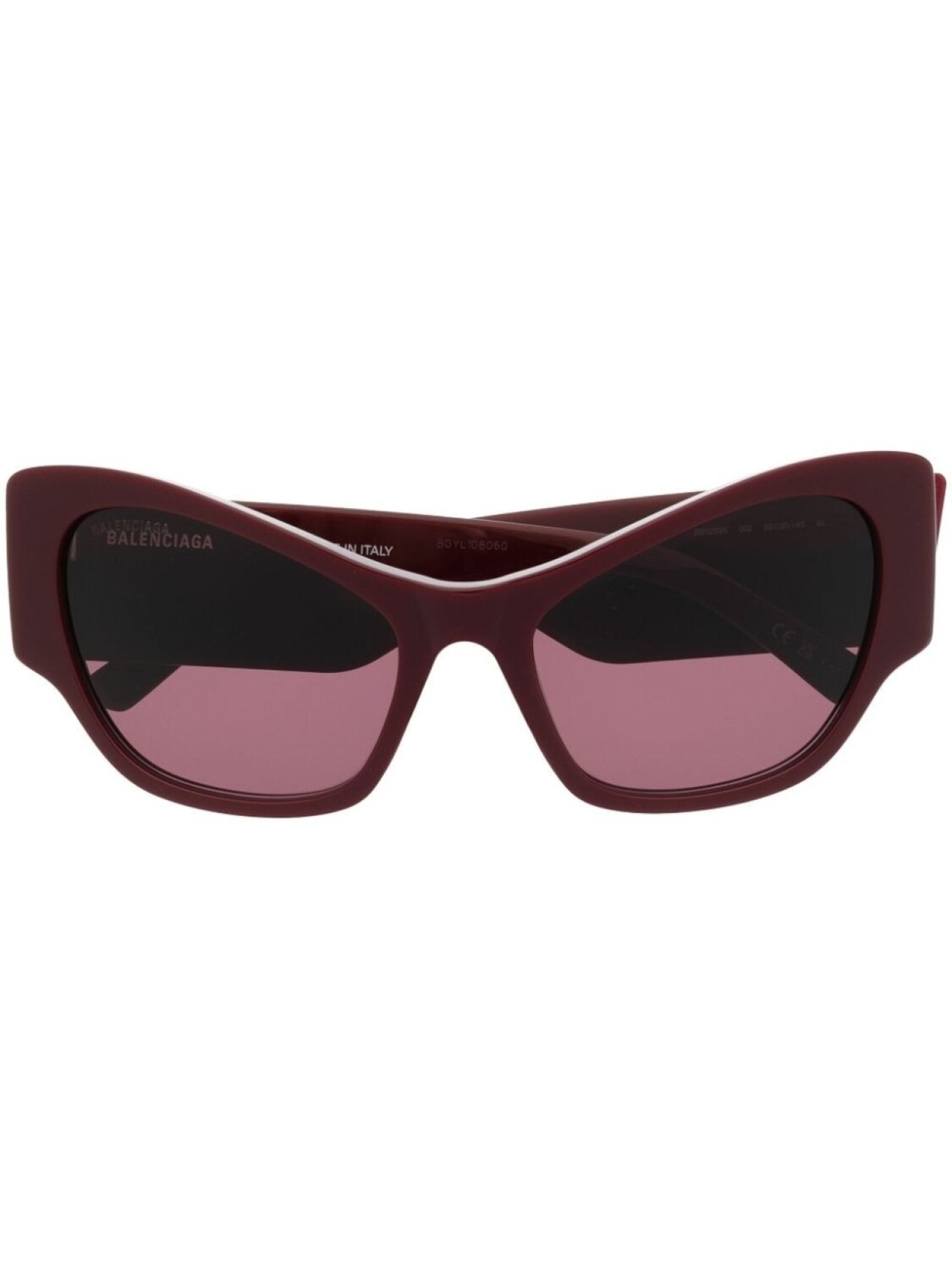 Balenciaga Eyewear солнцезащитные очки в оправе 'кошачий глаз' с логотипом, красный
Balenciaga Eyewear солнцезащитные очки в оправе 'кошачий глаз' с логотипом, красный