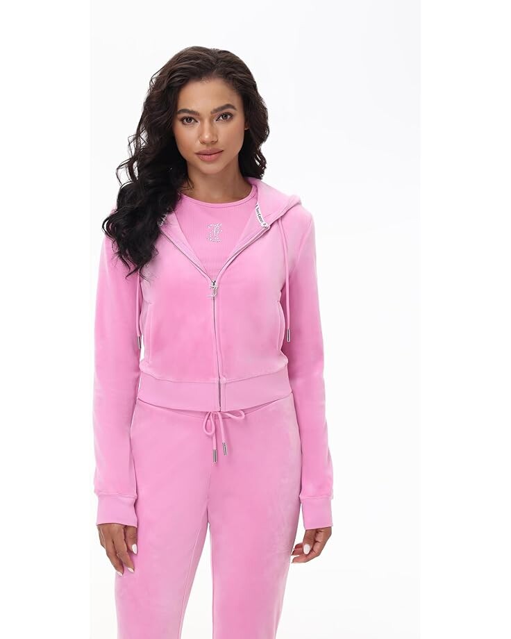 Худи Juicy Couture Luxe Velour Juicy Hoodie with Back Bling, цвет Fanciful
Худи Juicy Couture Luxe Velour Juicy Hoodie with Back Bling, цвет Fanciful