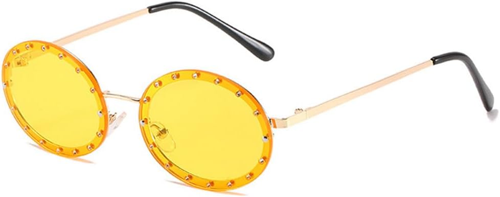 Солнцезащитные очки UV400 с защитой от УФ-излучения - без оправы, круглые, металлические, черные и розовые, для женщин и мужчин, для бега и занятий спортом на открытом воздухе UYPTK, Gold-yellow
Солнцезащитные очки UV400 с защитой от УФ-излучения - без оправы, круглые, металлические, черные и розовые, для женщин и мужчин, для бега и занятий спортом на открытом воздухе UYPTK, Gold-yellow