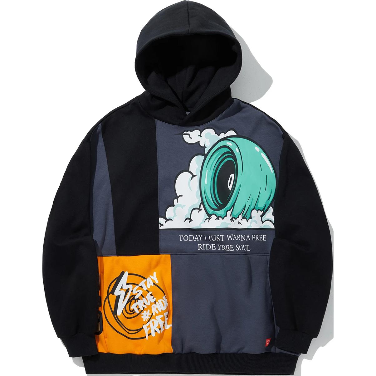 LiNing Свитшот Unisex черный Moutain Blue Evening Orange
LiNing Свитшот Unisex черный Moutain Blue Evening Orange