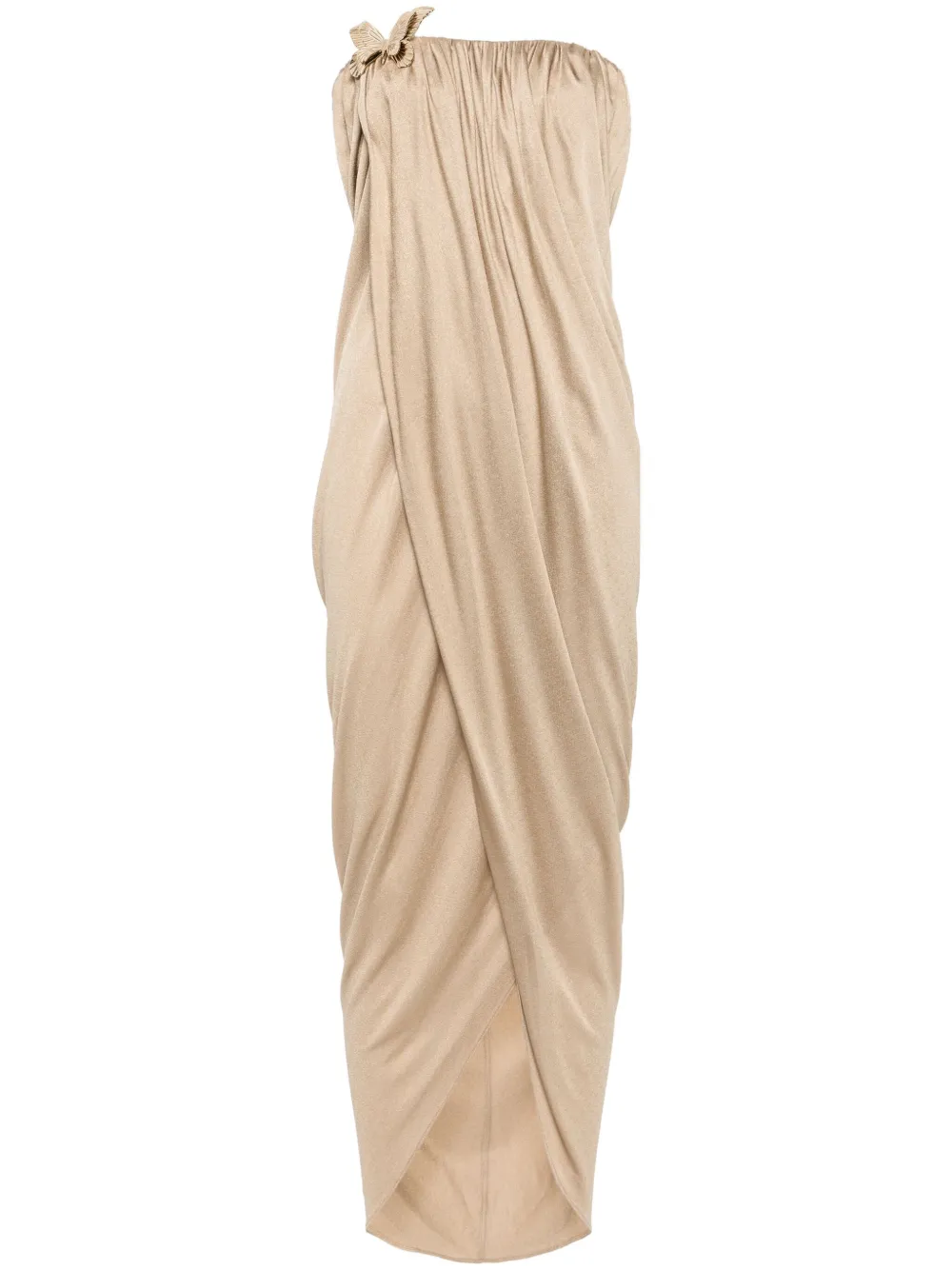 Вечернее платье с декором Butterfly BLUMARINE, нейтральный 
Вечернее платье с декором Butterfly BLUMARINE, нейтральный