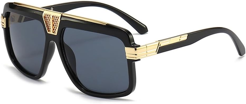 Мужские солнцезащитные очки в стиле панк большого размера для активного отдыха и спорта, защита от ультрафиолета UV400, женские винтажные солнцезащитные очки HCPIHF, Black Grey
Мужские солнцезащитные очки в стиле панк большого размера для активного отдыха и спорта, защита от ультрафиолета UV400, женские винтажные солнцезащитные очки HCPIHF, Black Grey