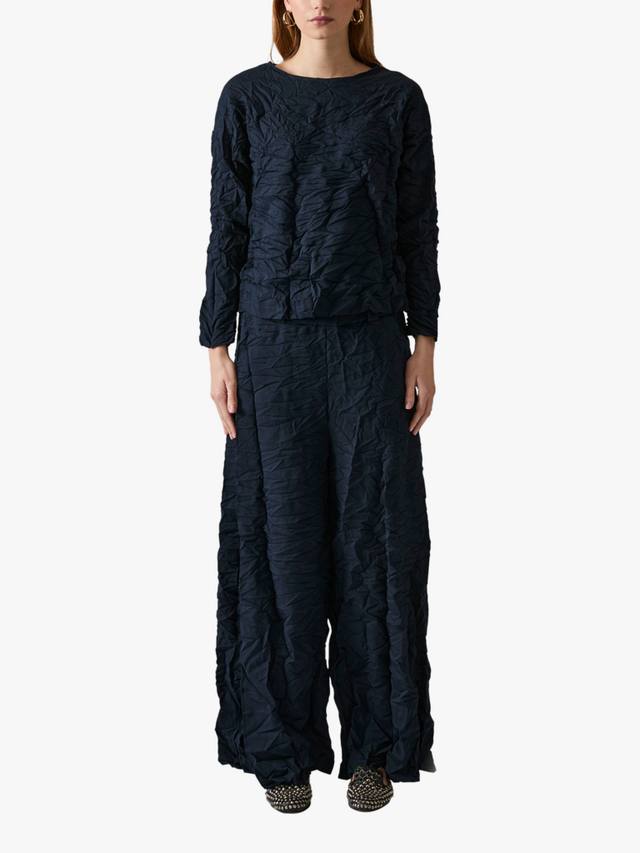 Мятые брюки James Lakeland, темно-синий
Мятые брюки James Lakeland, темно-синий