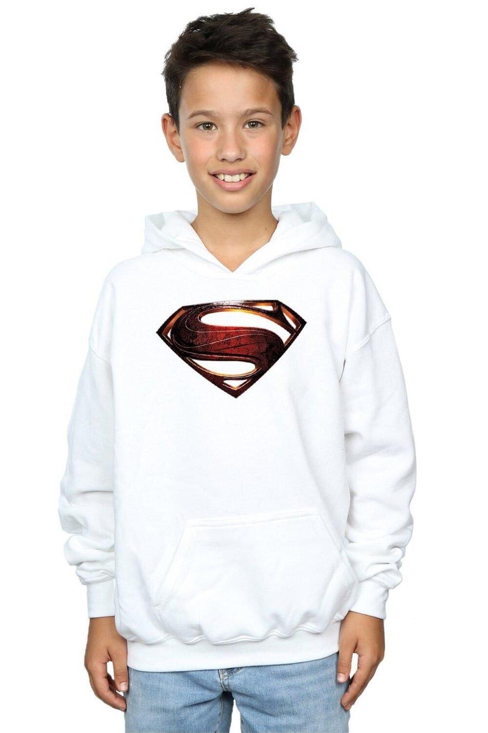 Толстовка с эмблемой Супермена из фильма «Лига справедливости» DC Comics, белый
Толстовка с эмблемой Супермена из фильма «Лига справедливости» DC Comics, белый