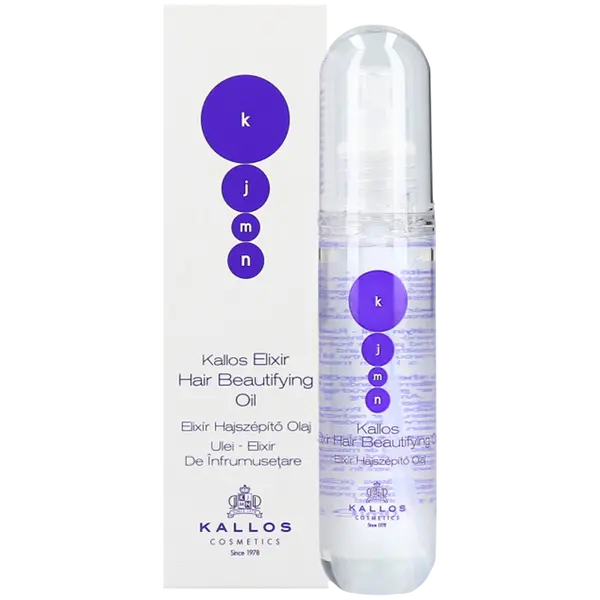 Масло для придания блеска волосам, 50 мл Kallos Elixir
Масло для придания блеска волосам, 50 мл Kallos Elixir