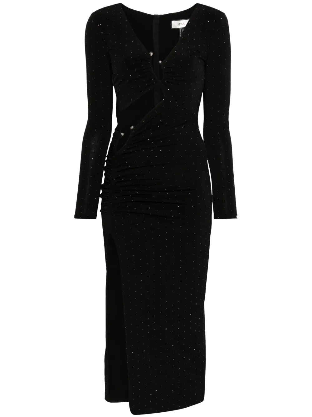 Платье миди с кристаллами Nissa, черный
Платье миди с кристаллами Nissa, черный
