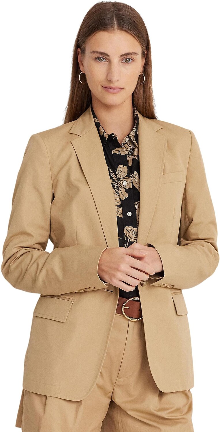 Блейзер LAUREN Ralph Lauren Petite Cotton Twill Blazer, цвет Birch Tan
Блейзер LAUREN Ralph Lauren Petite Cotton Twill Blazer, цвет Birch Tan