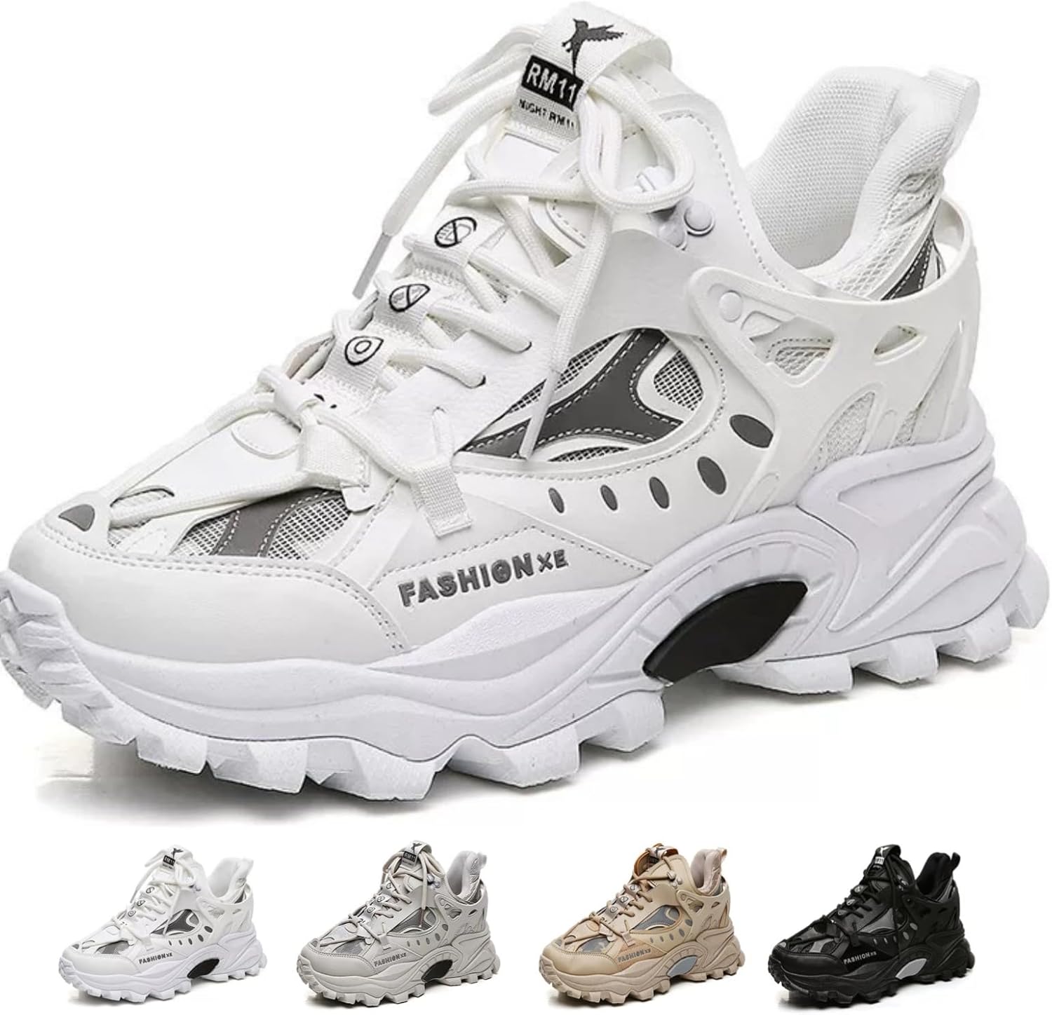 Модные массивные кроссовки для мужчин Ретро Y2K Стильные папины кроссовки Удобные дышащие повседневные кроссовки для ходьбы Macefil, белый
Модные массивные кроссовки для мужчин Ретро Y2K Стильные папины кроссовки Удобные дышащие повседневные кроссовки для ходьбы Macefil, белый