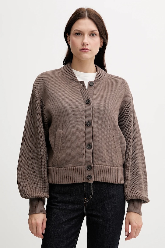 Хлопковый кардиган Tommy Hilfiger, коричневый
Хлопковый кардиган Tommy Hilfiger, коричневый