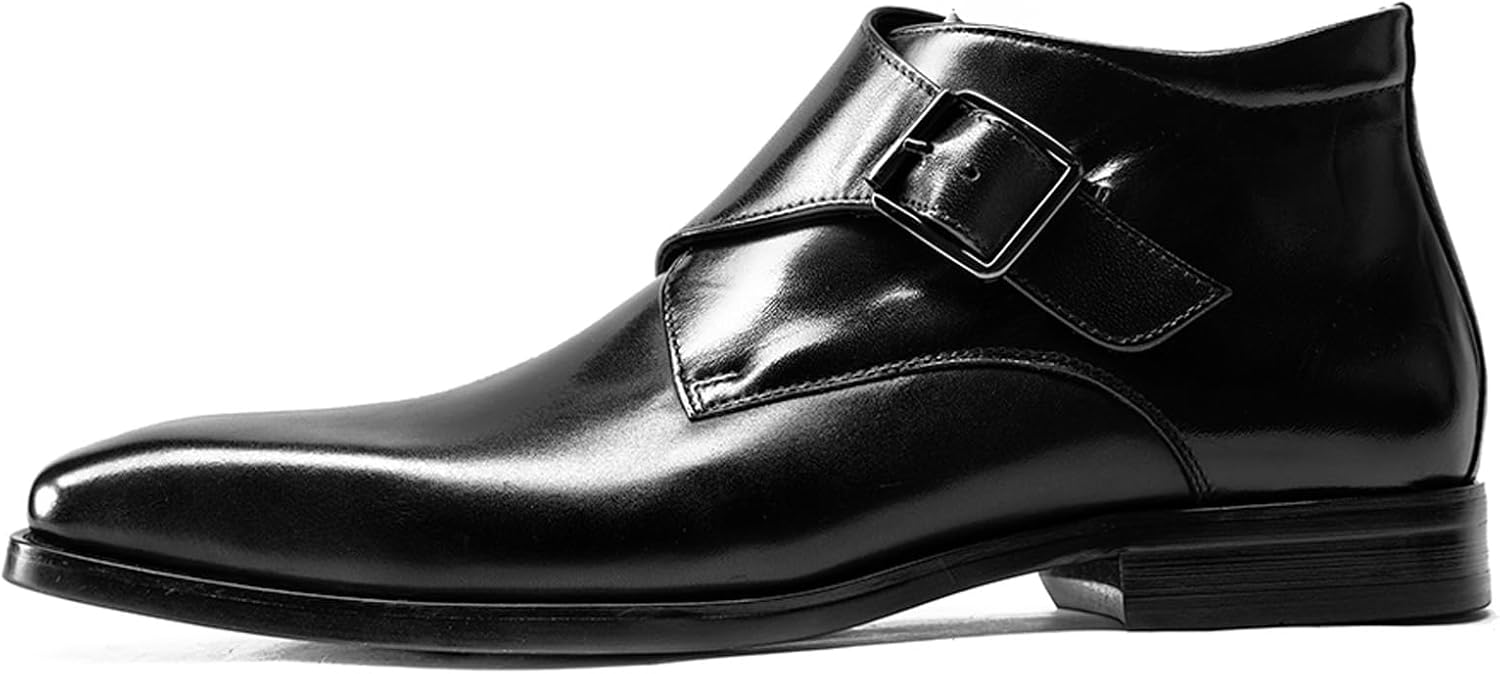 Мужские короткие сапоги WinDhana с одной пряжкой - цельная кожа, квадратный носок - боковая молния - подкладка из свиной кожи - резиновая подошва - стандартная посадка 25-705, черный
Мужские короткие сапоги WinDhana с одной пряжкой - цельная кожа, квадратный носок - боковая молния - подкладка из свиной кожи - резиновая подошва - стандартная посадка 25-705, черный