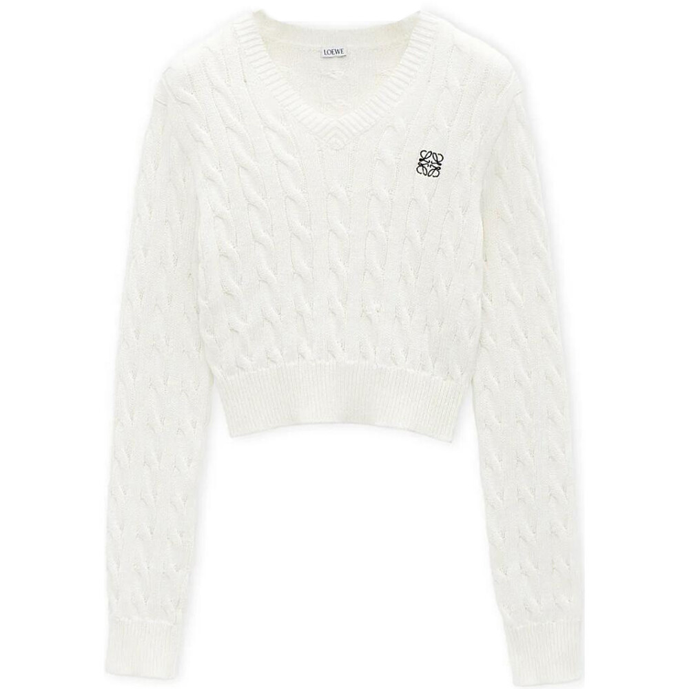 Свитер женский Loewe с узором, белый
Свитер женский Loewe с узором, белый