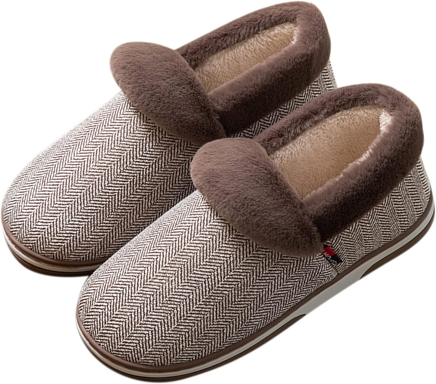 Теплые зимние хлопковые тапочки KRIDDR для мужчин, домашние плюшевые тапочки с креативным дизайном и наполнителем из пены с эффектом памяти, 39/40 Coffee
Теплые зимние хлопковые тапочки KRIDDR для мужчин, домашние плюшевые тапочки с креативным дизайном и наполнителем из пены с эффектом памяти, 39/40 Coffee