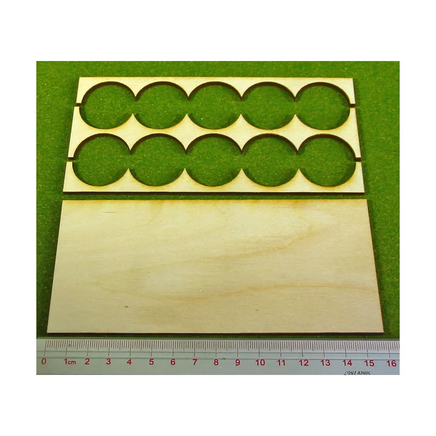 Поднос для рангов - форма 5x2, круглые основания 30 мм, Miniature Movement Trays - Rank (Litko Aerosystems)
Поднос для рангов - форма 5x2, круглые основания 30 мм, Miniature Movement Trays - Rank (Litko Aerosystems)