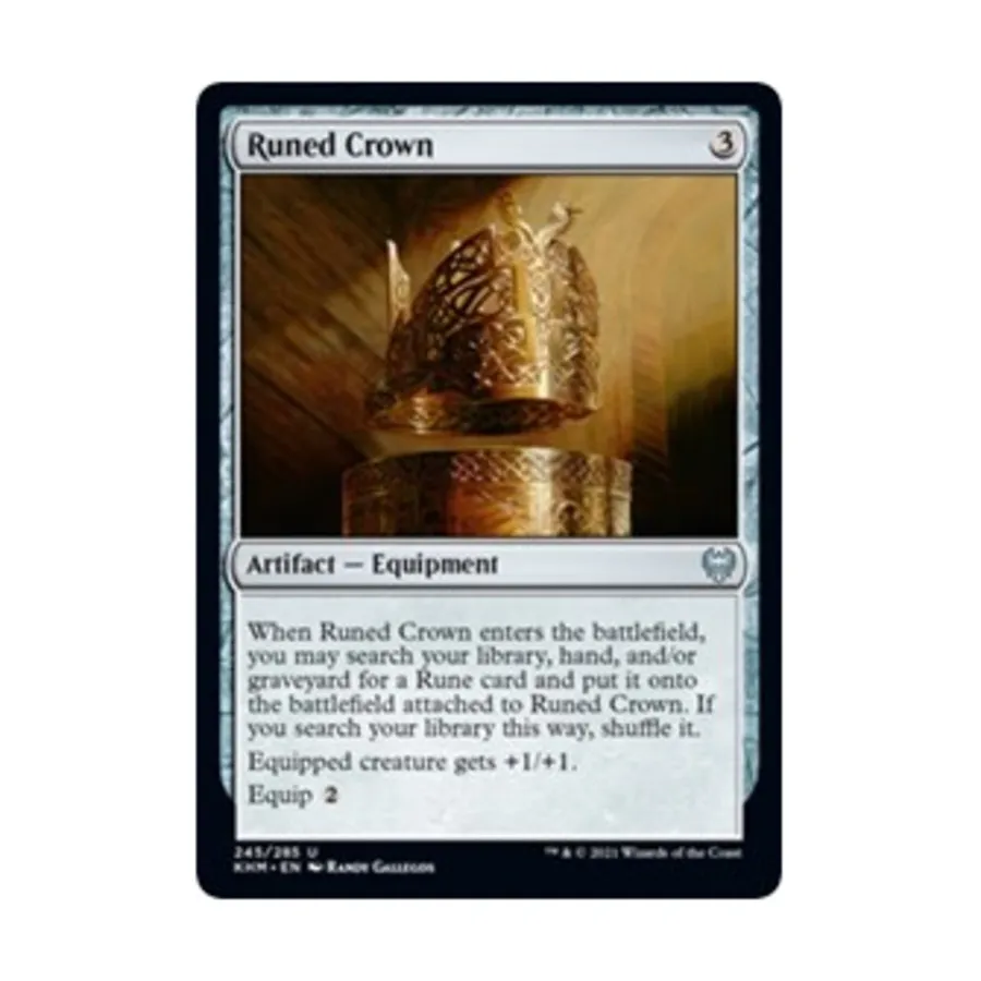 CCG Руническая корона (U), MTG - Kaldheim
CCG Руническая корона (U), MTG - Kaldheim