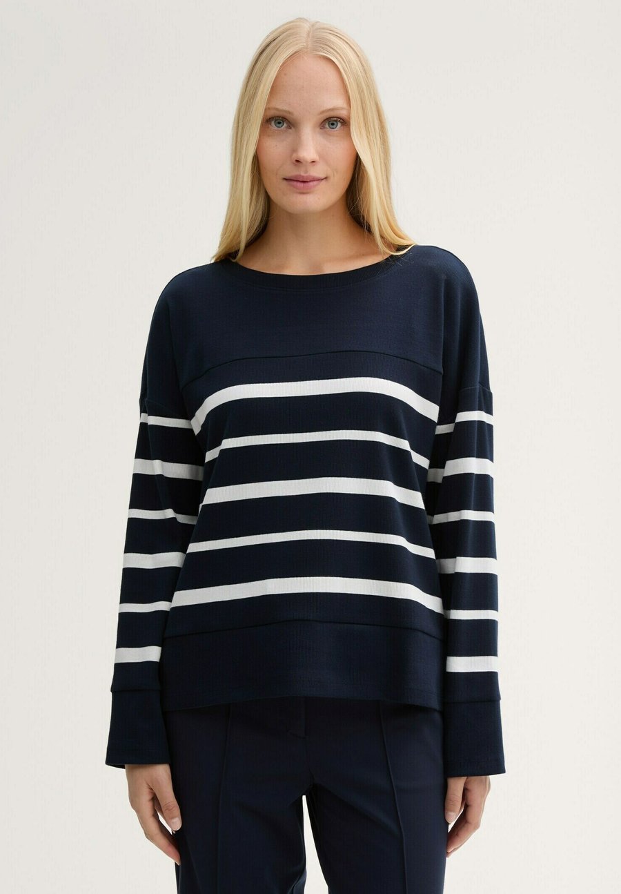 Джемпер TOM TAILOR LANGARM, Blue Offwhite Irregular Stripe/Dark Blue
Джемпер TOM TAILOR LANGARM, Blue Offwhite Irregular Stripe/Dark Blue