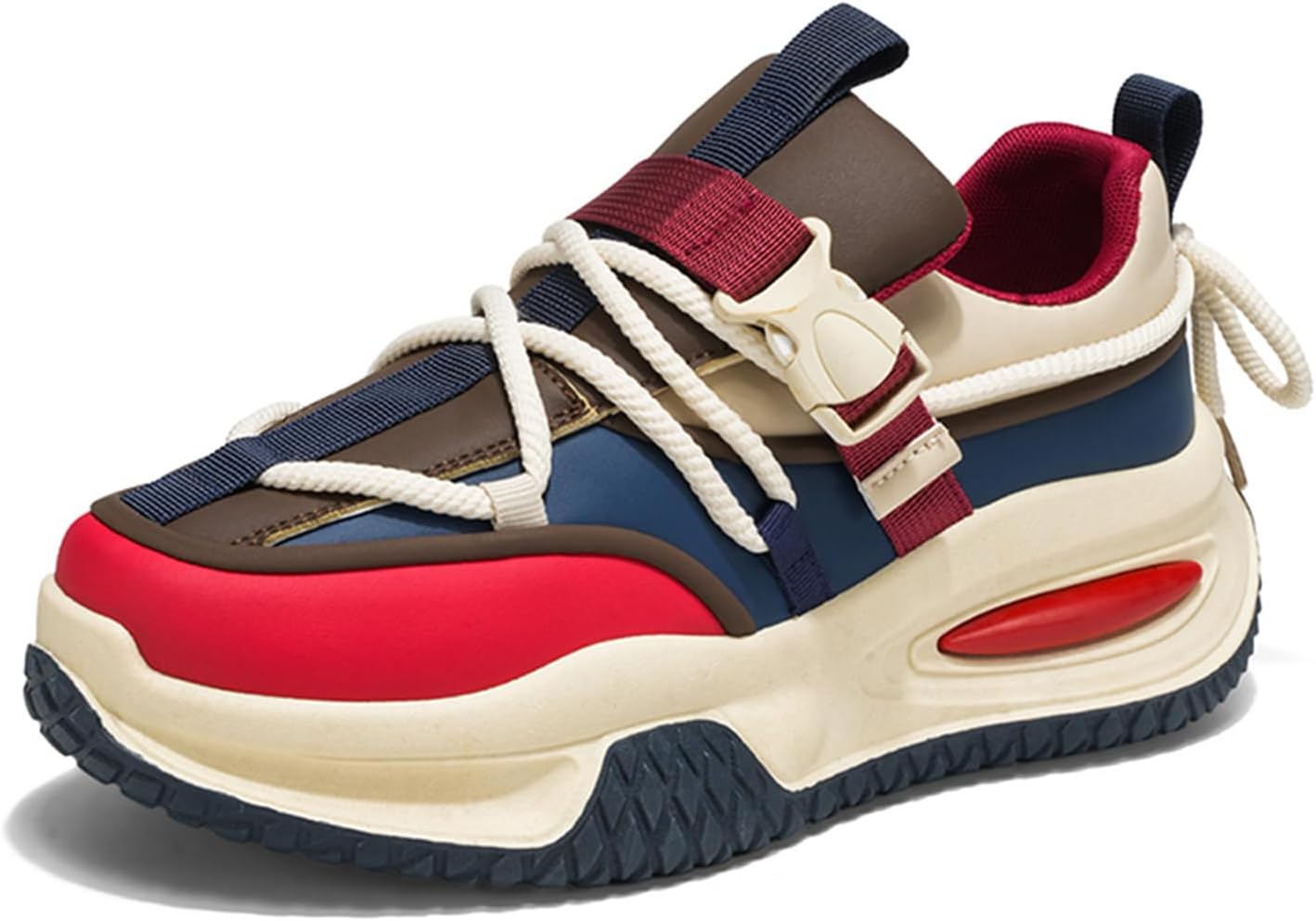 Мужские повседневные спортивные кроссовки для тенниса, работы и прогулок, платформенные массивные модные кроссовки для мужчин Spwagym, красный/синий
Мужские повседневные спортивные кроссовки для тенниса, работы и прогулок, платформенные массивные модные кроссовки для мужчин Spwagym, красный/синий