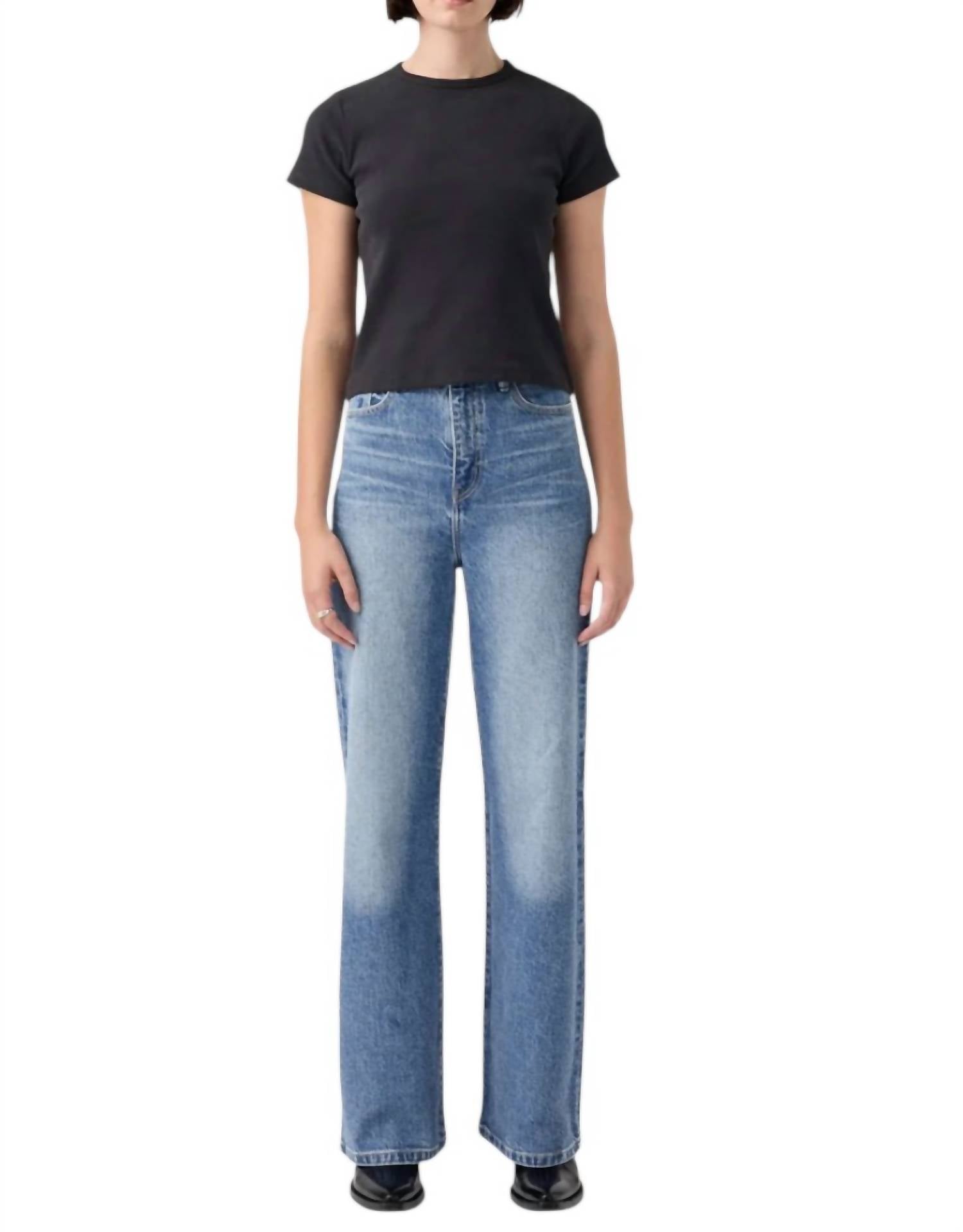 Элли джинсы с широкими штанинами в синем цвете OLIVACEOUS
Элли джинсы с широкими штанинами в синем цвете OLIVACEOUS