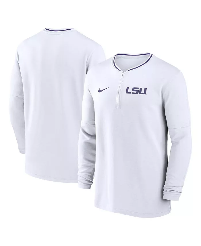 Мужская белая толстовка LSU Tigers 2024 Sideline Coach Performance с длинным рукавом и полузастежкой Nike
Мужская белая толстовка LSU Tigers 2024 Sideline Coach Performance с длинным рукавом и полузастежкой Nike
