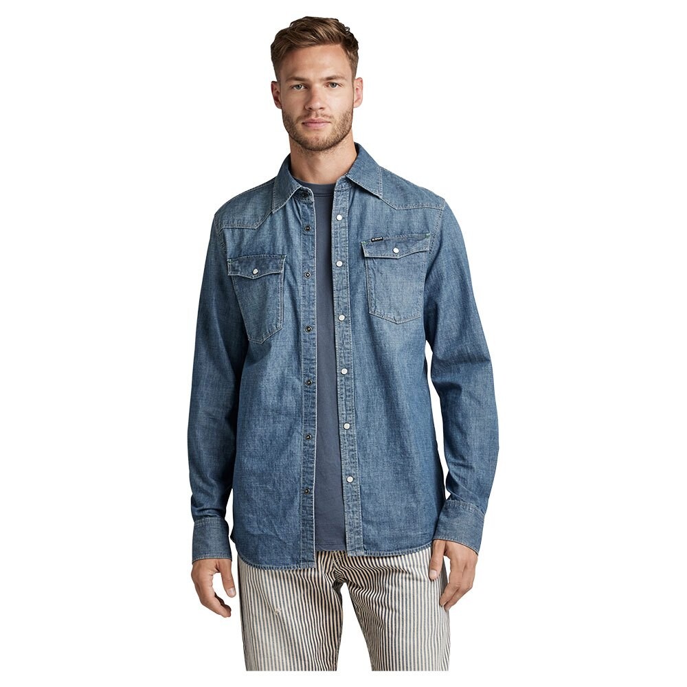 Рубашка с длинным рукавом G-Star 3301 Regular Ev, синий
Рубашка с длинным рукавом G-Star 3301 Regular Ev, синий