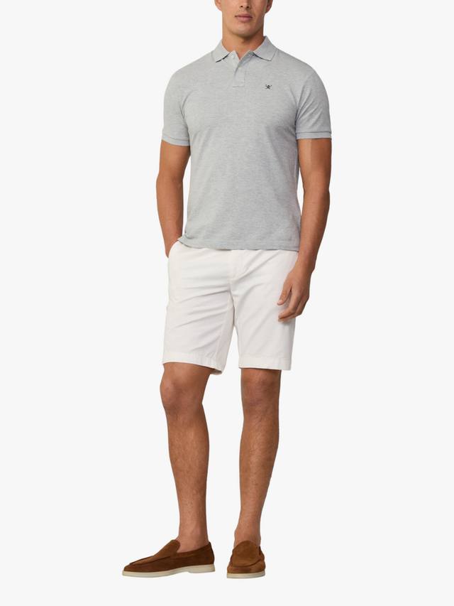 Хлопковая пике поло с облегающим кроем Hackett London, Light Grey Marl
Хлопковая пике поло с облегающим кроем Hackett London, Light Grey Marl