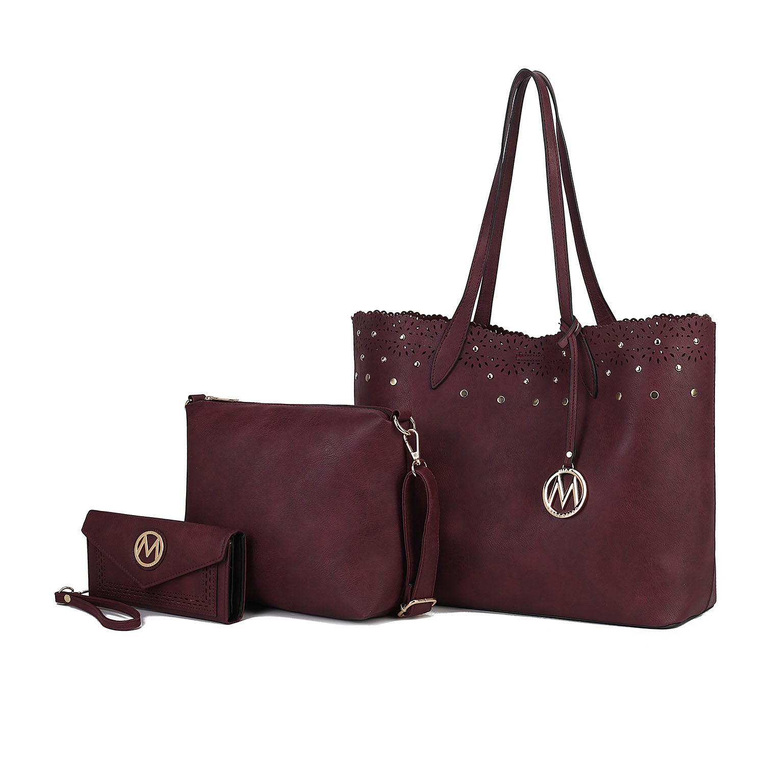 Комплект из 3 предметов Mariahna: сумка-шоппер, клатч через плечо и подходящий к нему кошелек для женщин от Mia K MKF Collection By Mia K., Burgundy, Бордовый, Комплект из 3 предметов Mariahna: сумка-шоппер, клатч через плечо и подходящий к нему кошелек д
Комплект из 3 предметов Mariahna: сумка-шоппер, клатч через плечо и подходящий к нему кошелек для женщин от Mia K MKF Collection By Mia K., Burgundy, Бордовый, Комплект из 3 предметов Mariahna: сумка-шоппер, клатч через плечо и подходящий к нему кошелек д