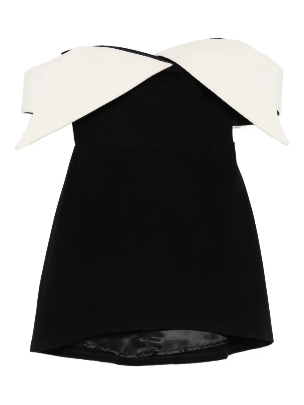 Мини-платье с открытыми плечами и воротником Vestiaire d'un Oiseau Libre, черный
Мини-платье с открытыми плечами и воротником Vestiaire d'un Oiseau Libre, черный