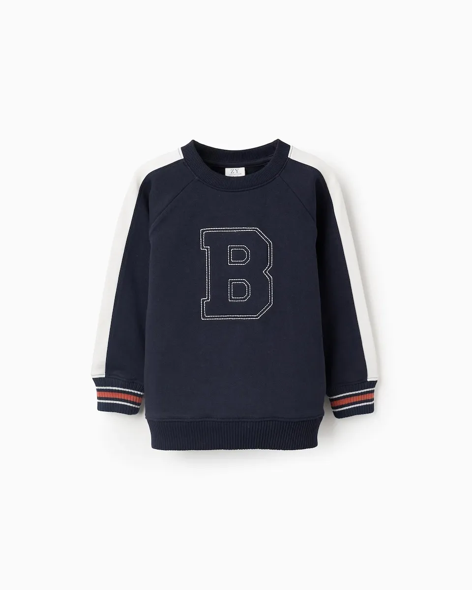 Детская толстовка с длинным рукавом в темно-синем цвете Zippy, темно-синий
Детская толстовка с длинным рукавом в темно-синем цвете Zippy, темно-синий