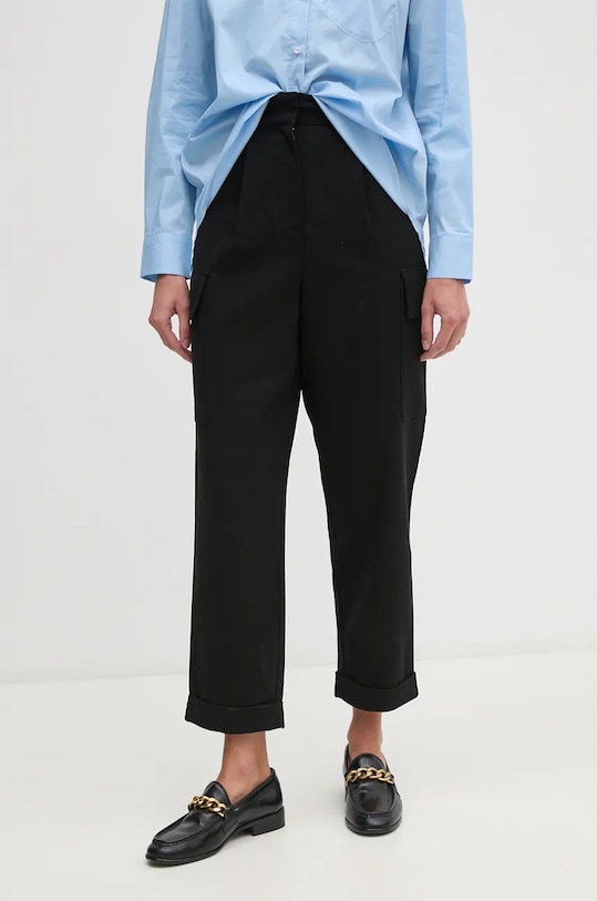 Брюки с добавлением шерсти United Colors Of Benetton, черный
Брюки с добавлением шерсти United Colors Of Benetton, черный