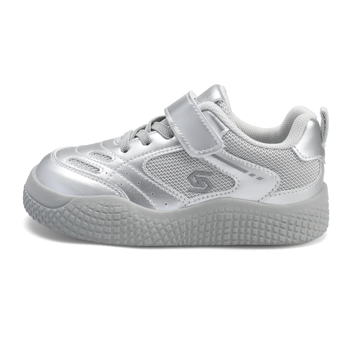 Нескользящие и износостойкие дышащие низкие детские кроссовки для скейтбординга ST&SAT KIDS, серебряный 
Нескользящие и износостойкие дышащие низкие детские кроссовки для скейтбординга ST&SAT KIDS, серебряный