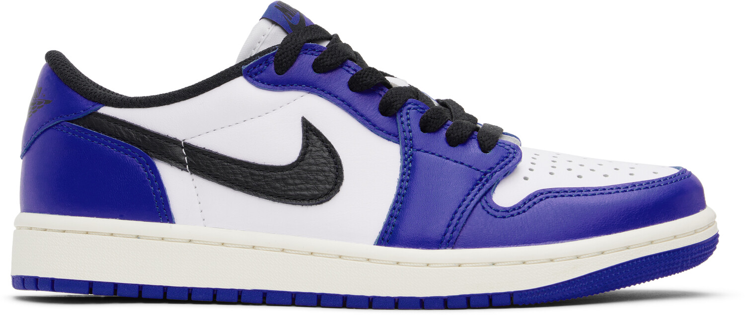 Большие детские кроссовки Air Jordan 1 Retro Low OG сине-белого цвета Nike Jordan
Большие детские кроссовки Air Jordan 1 Retro Low OG сине-белого цвета Nike Jordan