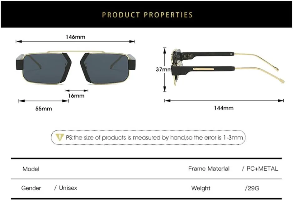 Солнцезащитные очки прямоугольной формы для женщин и мужчин, с градиентными линзами, оправой из поликарбонатного сплава и защитой от УФ-излучения UV400 HCPIHF, C8
Солнцезащитные очки прямоугольной формы для женщин и мужчин, с градиентными линзами, оправой из поликарбонатного сплава и защитой от УФ-излучения UV400 HCPIHF, C8