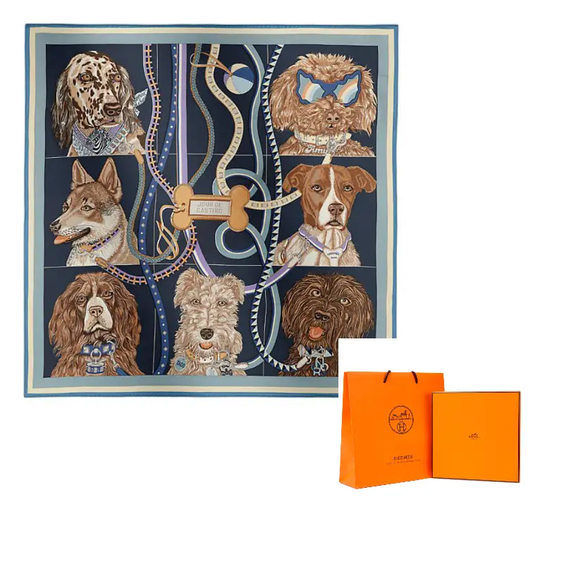 HERMES Шёлковый шёлковый платок женский голубой, Blue
HERMES Шёлковый шёлковый платок женский голубой, Blue