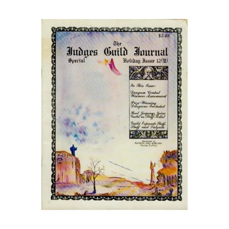 Журнал #12 "Dungeon Creation Contest Winners", Judges Guild Journal 
Журнал #12 "Dungeon Creation Contest Winners", Judges Guild Journal