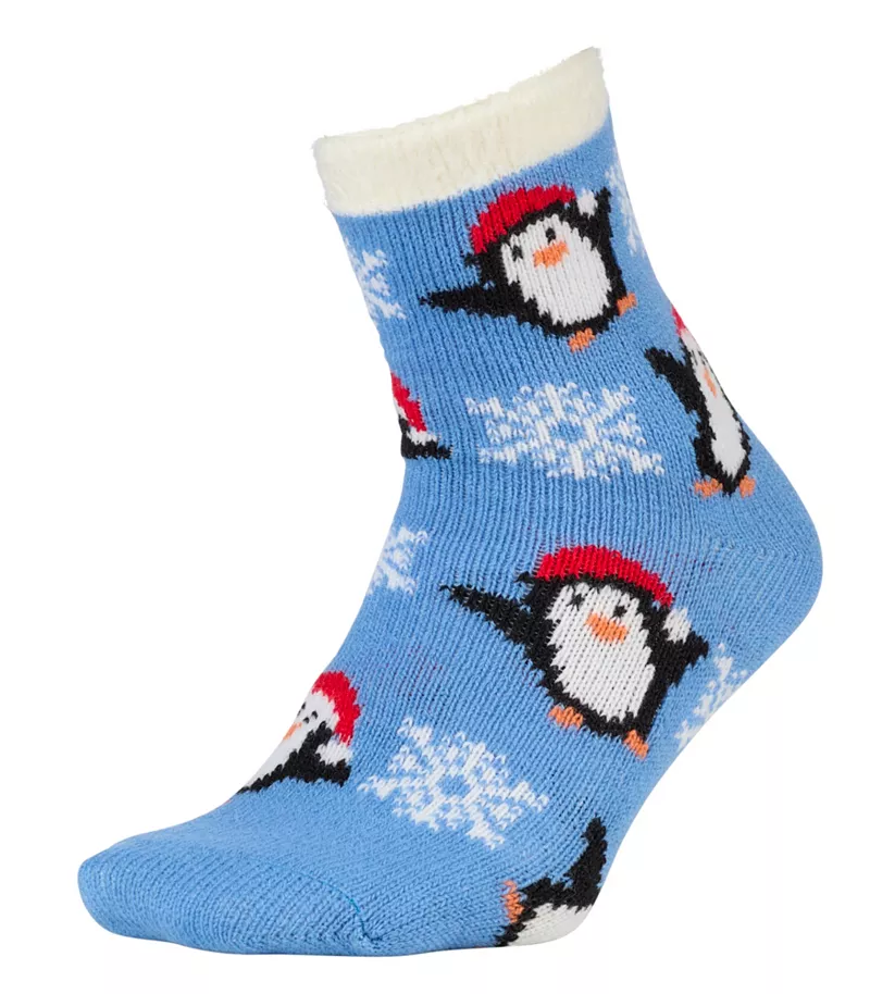Northeast Outfitters Уютная каюта Носки для взрослых с танцующими пингвинами, синий 
Northeast Outfitters Уютная каюта Носки для взрослых с танцующими пингвинами, синий