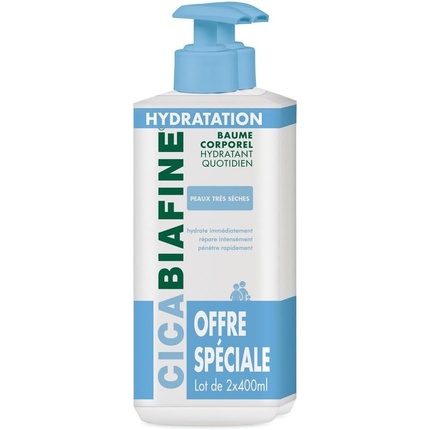 Увлажняющий бальзам против сухости кожи 400 мл - Упаковка из 2 шт Cicabiafine
Увлажняющий бальзам против сухости кожи 400 мл - Упаковка из 2 шт Cicabiafine