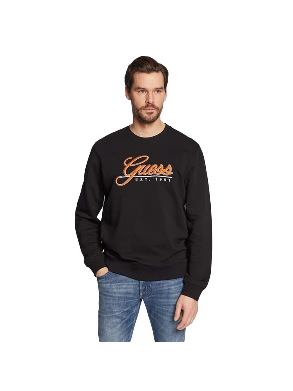 Хороший свитшот Guess, черный
Хороший свитшот Guess, черный