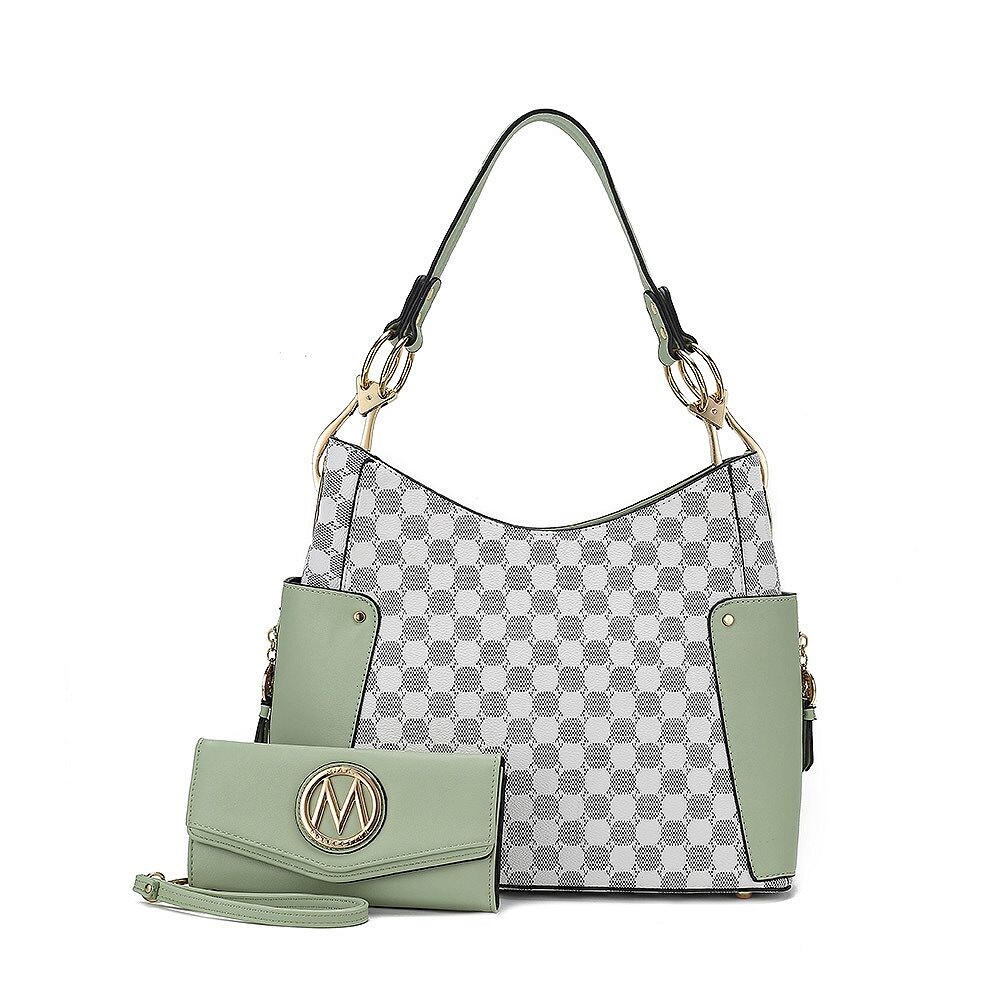 Сумка на плечо MKF Collection Penelope с круглым принтом, кошелек в тон «Ведьма» от Mia K — 2 предмета, цвет Mint
Сумка на плечо MKF Collection Penelope с круглым принтом, кошелек в тон «Ведьма» от Mia K — 2 предмета, цвет Mint