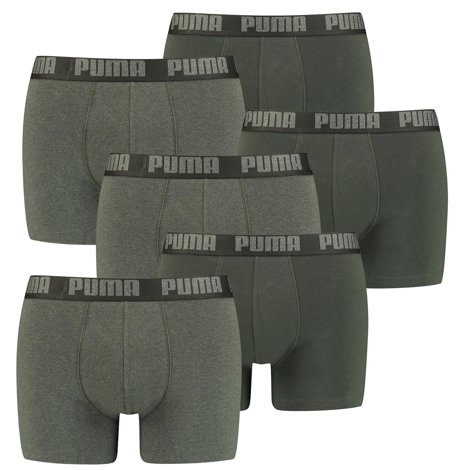 Боксеры Puma Boxershorts PUMA BASIC BOXER 6P, цвет 038 - Green Melange
Боксеры Puma Boxershorts PUMA BASIC BOXER 6P, цвет 038 - Green Melange