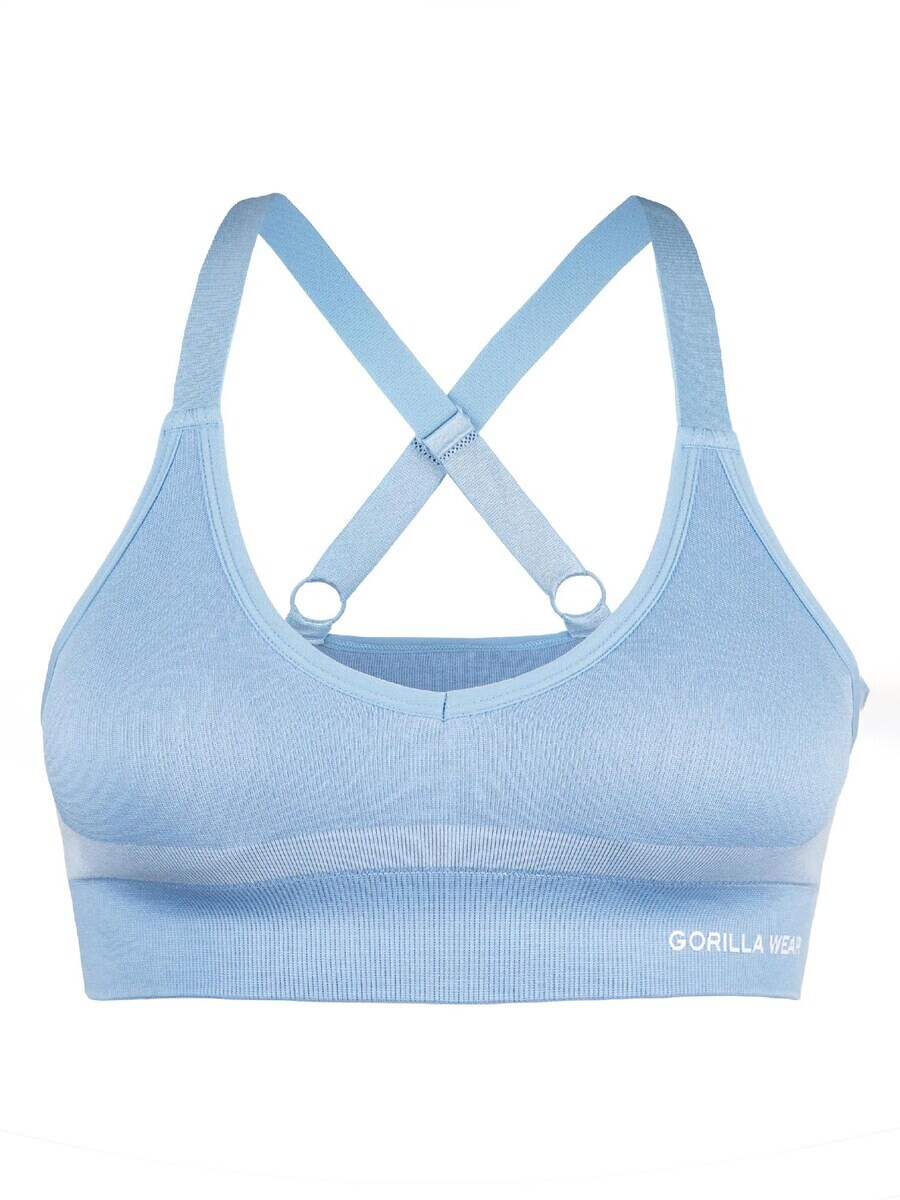 Спортивный бюстгальтер Gorilla Wear Bralette Sports Bra Selah, светло-синий
Спортивный бюстгальтер Gorilla Wear Bralette Sports Bra Selah, светло-синий