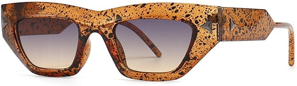 Модные солнцезащитные очки «кошачий глаз» для женщин, винтажные очки конфетных цветов, мужские солнцезащитные очки с заклепками и градиентным переходом цвета SKFGNX, Orange Grey Tea
Модные солнцезащитные очки «кошачий глаз» для женщин, винтажные очки конфетных цветов, мужские солнцезащитные очки с заклепками и градиентным переходом цвета SKFGNX, Orange Grey Tea