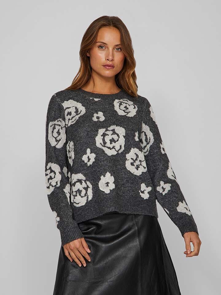 Пуловер Vila Pullover, цвет Anthrazit/Weiß
Пуловер Vila Pullover, цвет Anthrazit/Weiß