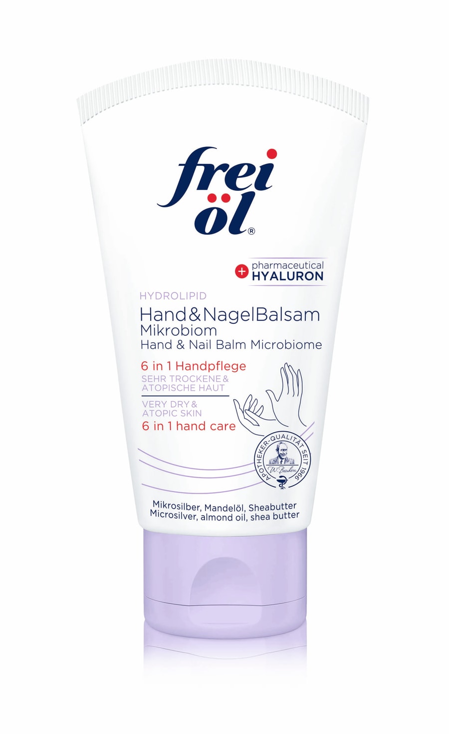 Бальзам для рук frei öl Hydrolipid Mikrobiom, 75 ml
Бальзам для рук frei öl Hydrolipid Mikrobiom, 75 ml