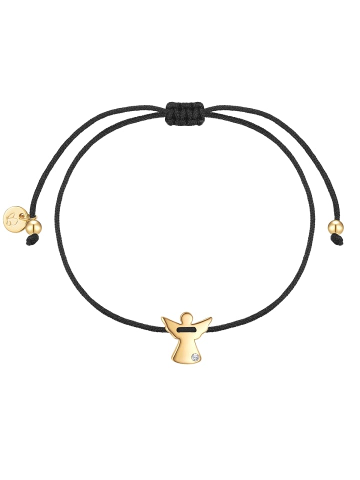 Glanzstücke München Браслет в виде ангела из стерлингового серебра с выращенным в лаборатории бриллиантом в оправе из желтого золота
Glanzstücke München Браслет в виде ангела из стерлингового серебра с выращенным в лаборатории бриллиантом в оправе из желтого золота