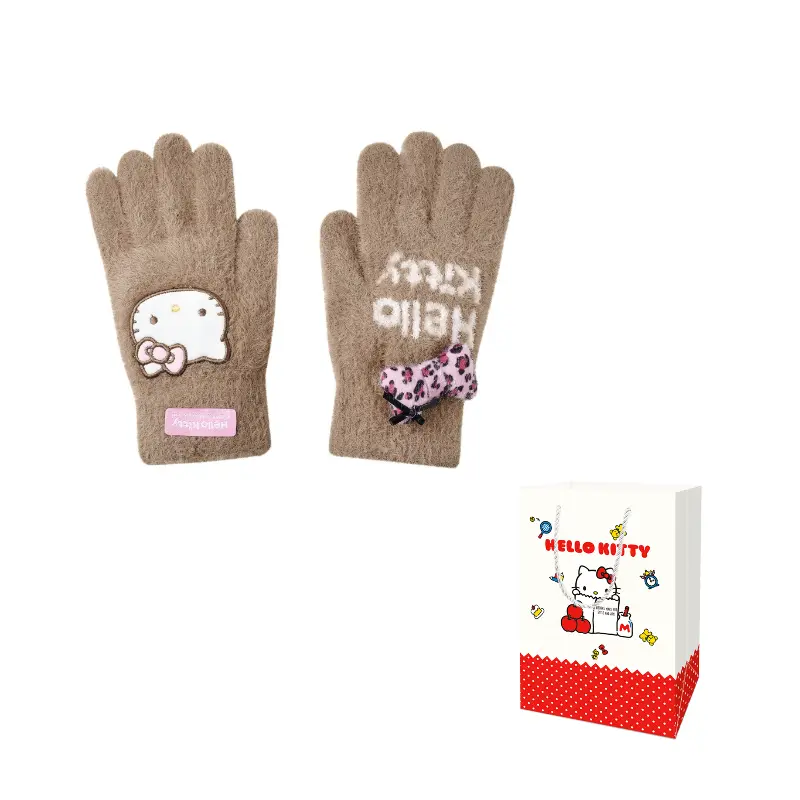 Вязаные перчатки из полиамида для женщин Sanrio, hello kitty коричневый розовый bowknot knitted fabric glove
Вязаные перчатки из полиамида для женщин Sanrio, hello kitty коричневый розовый bowknot knitted fabric glove
