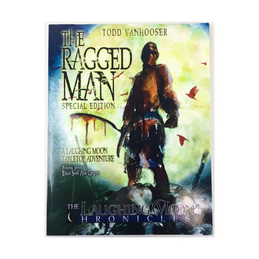 Ragged Man (Kickstarter Edition), Laughing Moon RPG (Laughing Moon Productions), мягкая обложка
Ragged Man (Kickstarter Edition), Laughing Moon RPG (Laughing Moon Productions), мягкая обложка