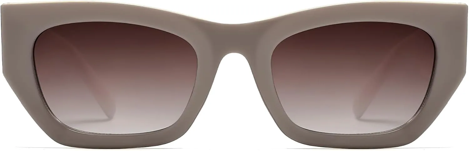 SOJOS Модные прямоугольные солнцезащитные очки «кошачий глаз» для женщин и мужчин, защита от ультрафиолета UV400, стильные массивные очки SJ2296, Khaki/Gradient Brown
SOJOS Модные прямоугольные солнцезащитные очки «кошачий глаз» для женщин и мужчин, защита от ультрафиолета UV400, стильные массивные очки SJ2296, Khaki/Gradient Brown