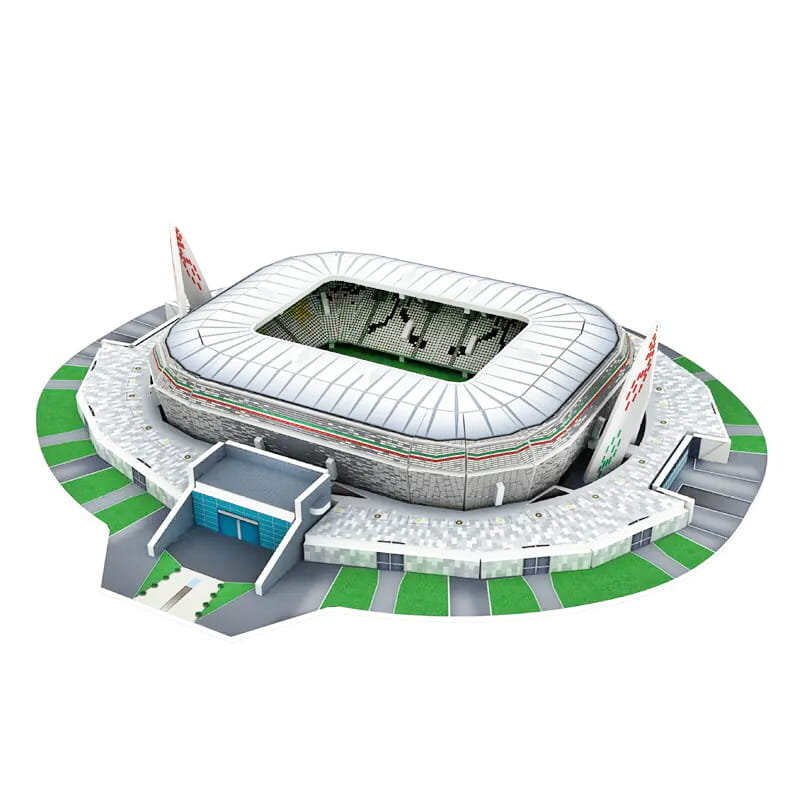Мини-футбольный стадион - ALLIANZ - Juventus FC - Турин 3D пазл 24 детали HABARRI
Мини-футбольный стадион - ALLIANZ - Juventus FC - Турин 3D пазл 24 детали HABARRI