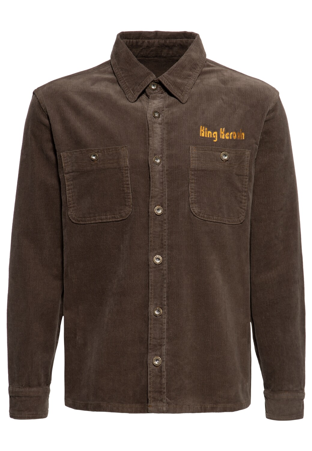 Рубашка King Kerosin King Kerosin Workwear Split The Road, темно коричневый
Рубашка King Kerosin King Kerosin Workwear Split The Road, темно коричневый